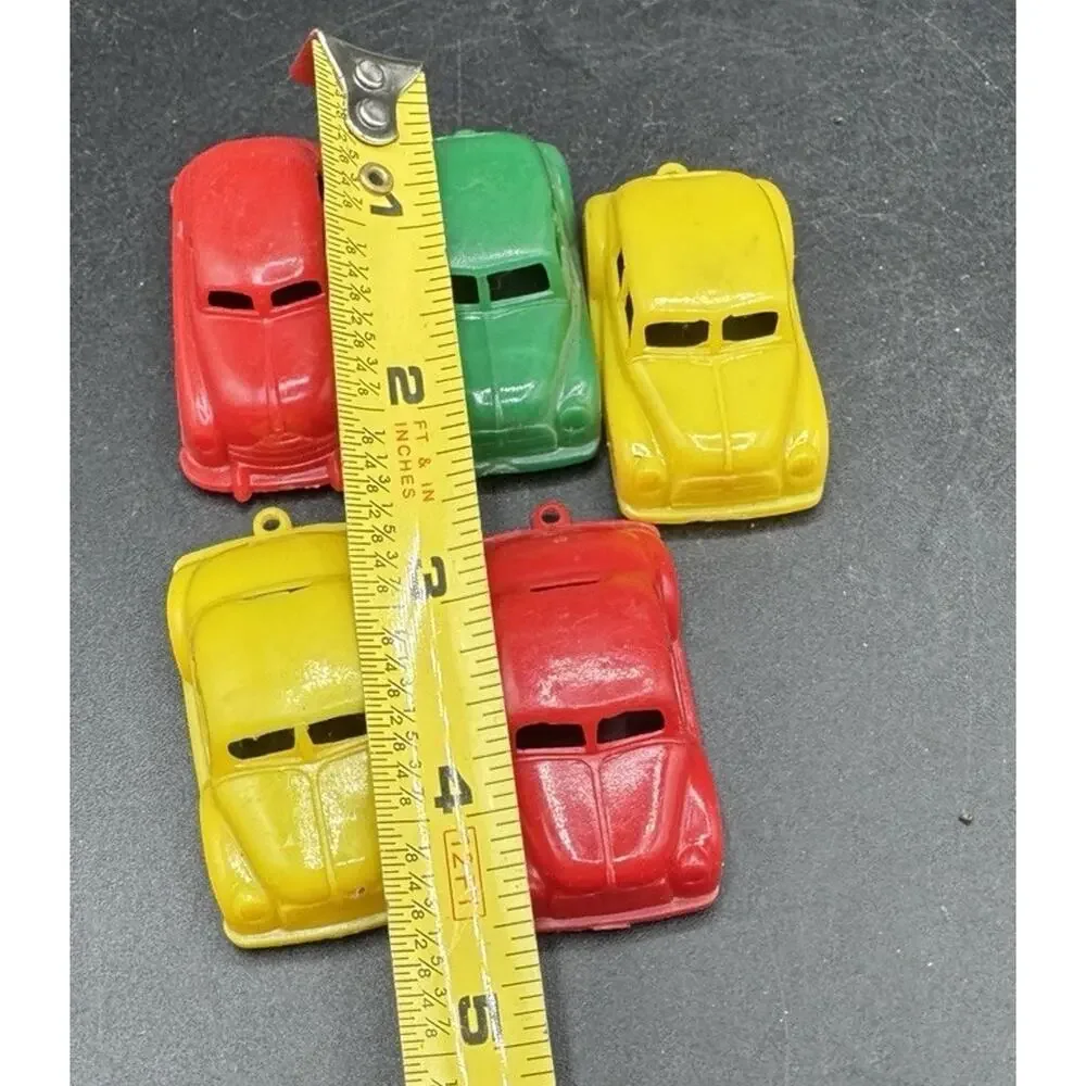 Vintage 1940’s IDEAL Toy Plastic Cars Lot of 5 Cars -TO5